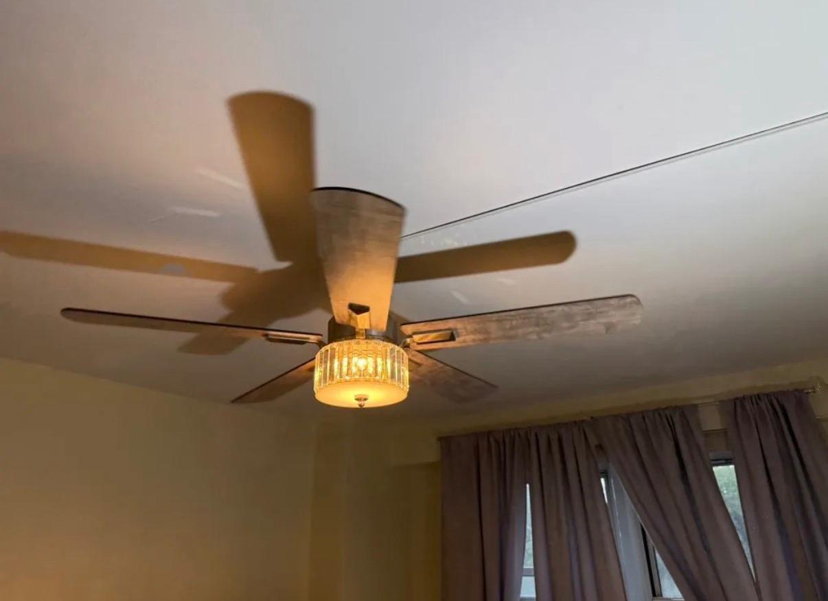 Ceiling fan installation